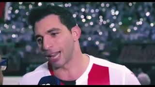 كلام مؤثر من الاسطورى احمد الاحمر😑 بنعتذر عن عدم الفوز على أفضل فريق فى العالم💥 الأحمر النارى🤗❤