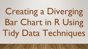 Creating a Diverging Bar Chart in R Using Tidy Data Techniques