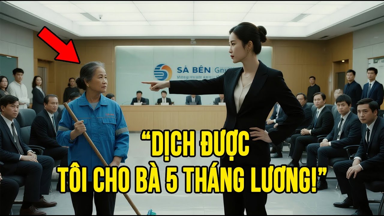 “Dịch Được Tôi Cho 5 Tháng Lương!”    Nữ Tỷ Phú Cười Khẩy Nói Với Cô Lao Công