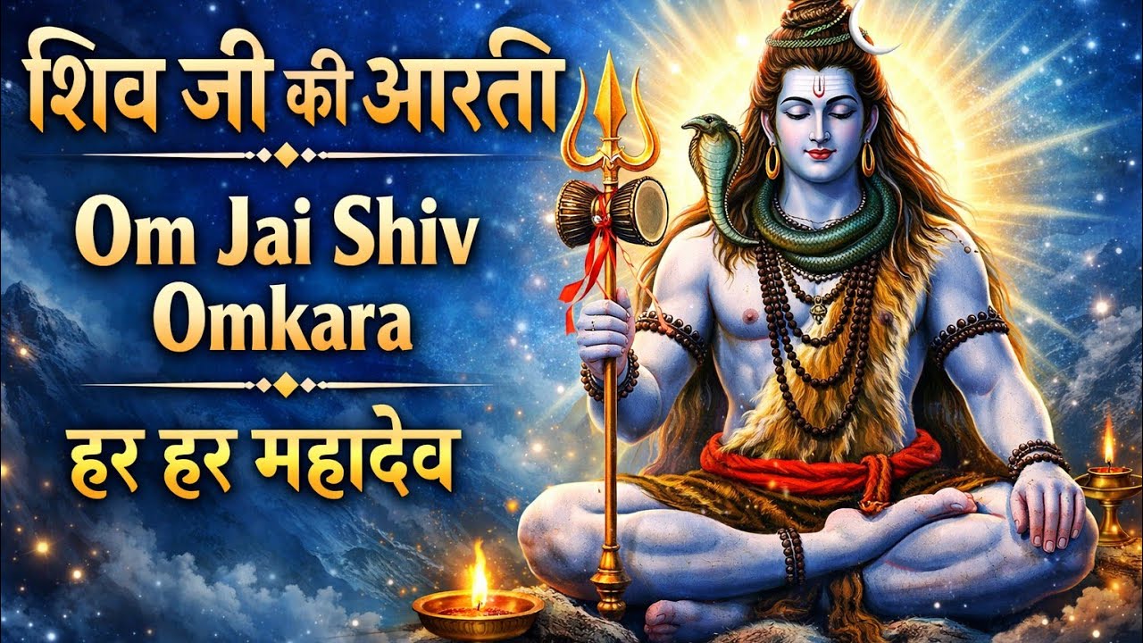 ॐ जय शिव ओंकारा | शिव जी की सबसे पवित्र आरती | हर हर महादेव 🔱
