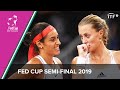 France vs Romania  | Fed Cup 2019 | Semi Final Highlights