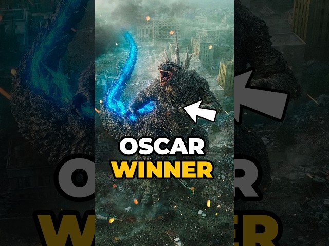 Godzilla WINS the Oscars! - Godzilla Minus One VFX Winner #youtubeshorts class=