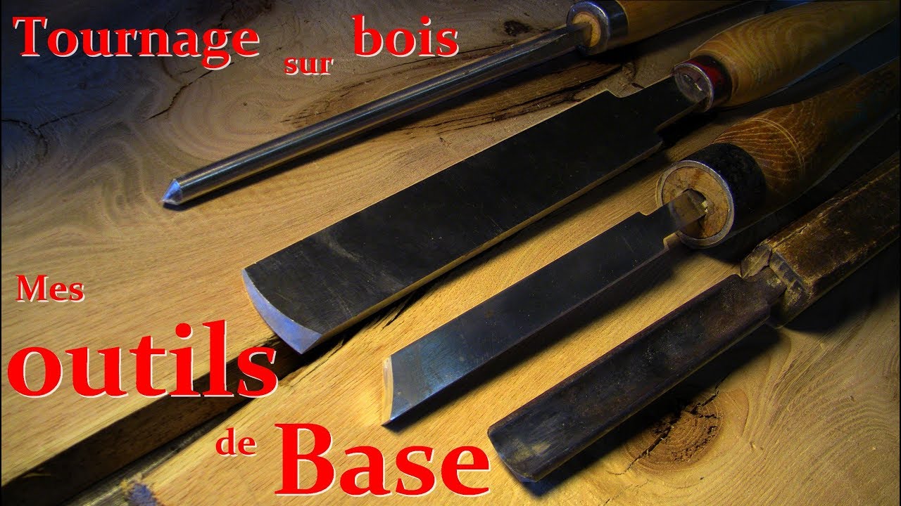 TOURNAGE sur BOIS : Mes principaux OUTILS 