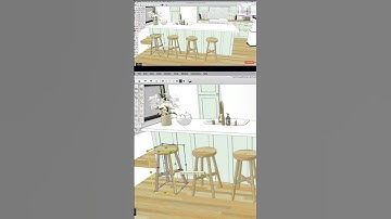 Modeling For V - Ray Randomization in Sketchup  #interiordesign #sketchup #civil3d #revit