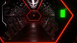 Spaceship Horror Corridor - Blender