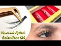 How to make eyelash extensions at home |  Eyelash extensions | How to make eyelashes | Sajal Malik