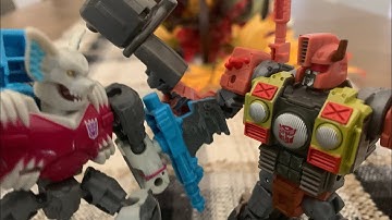 Crashbar vs Bomb Burst Transformers stopmotion