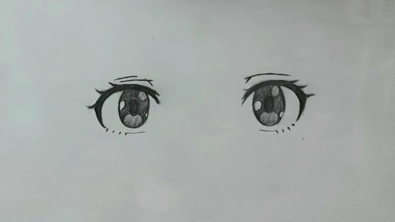 Tutorial Cara Menggambar Mata Anime Step by step Untuk Pemula