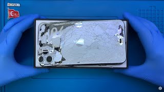 การบูรณะโทรศัพท์ที่ถูกทำลาย | กู้คืน iPhone 11 Pro Max | สร้างโทรศัพท์เสียใหม่