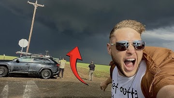 Tornado Chase in the Texas Plains (Car Destroyed)