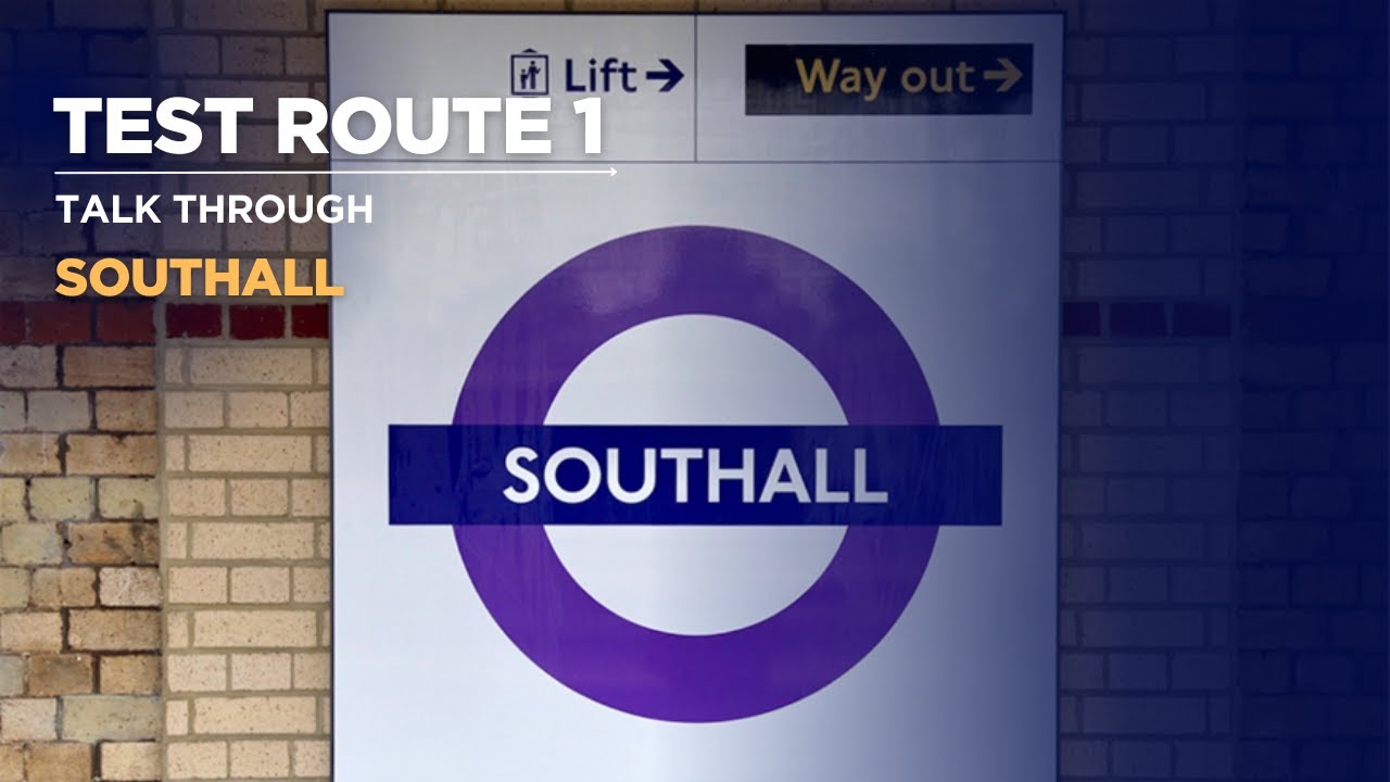 Маршрут для сдачи экзамена по вождению в Саутхолле | Видеоинструкция | Маршрут для раннего утра