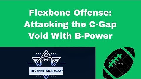 Flexbone Offense: Attacking the C-Gap Void With B-Power