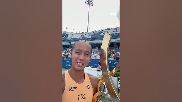 Quick message from your champion, Leylah Fernandez!🏆#WTA #MubadalaCitiDCOpen