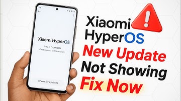 "HyperOS Update Not Showing | Xiaomi/Poco/Redmi | Letest Update Not Showing Fix Now 100%✅