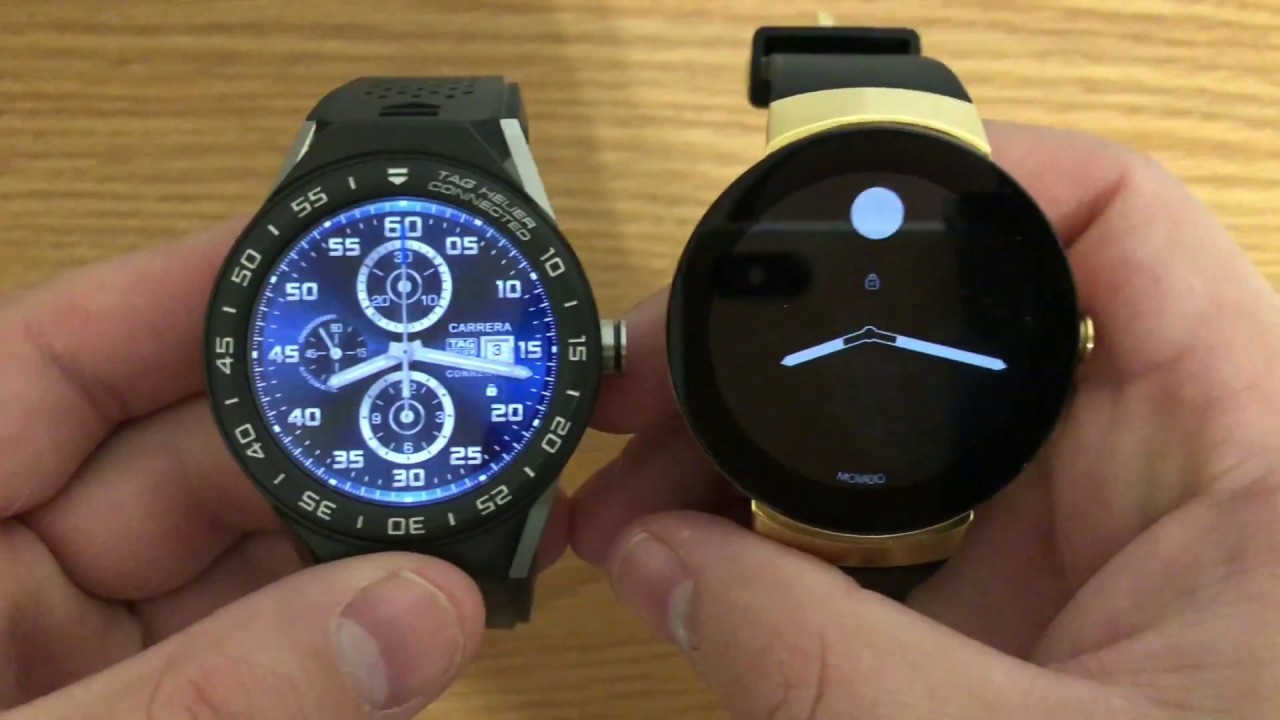 Movado Connect Vs Tag Heuer Connected Modular 45 Youtube