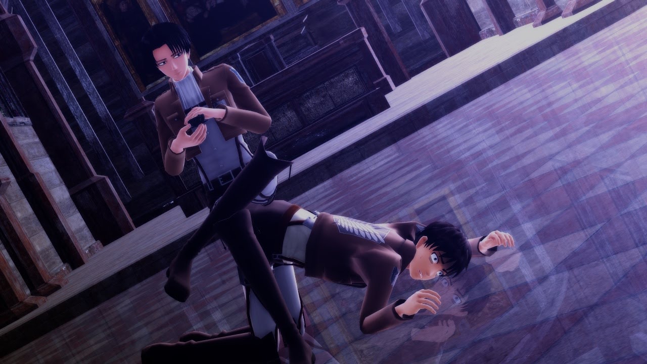 [MMD SnK] Gentleman [Eren & Levi]