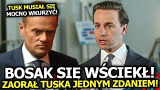 BOSAK NA GORĄCO KOMENTUJE ABSURDALNE ZACHOWANIE TUSKA I USRULI VOD DER LEYER!