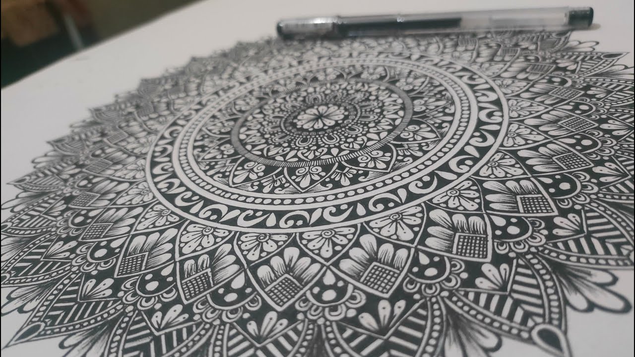 How to Draw Mandala Art || MANDALA ART for beginner || Step By Step