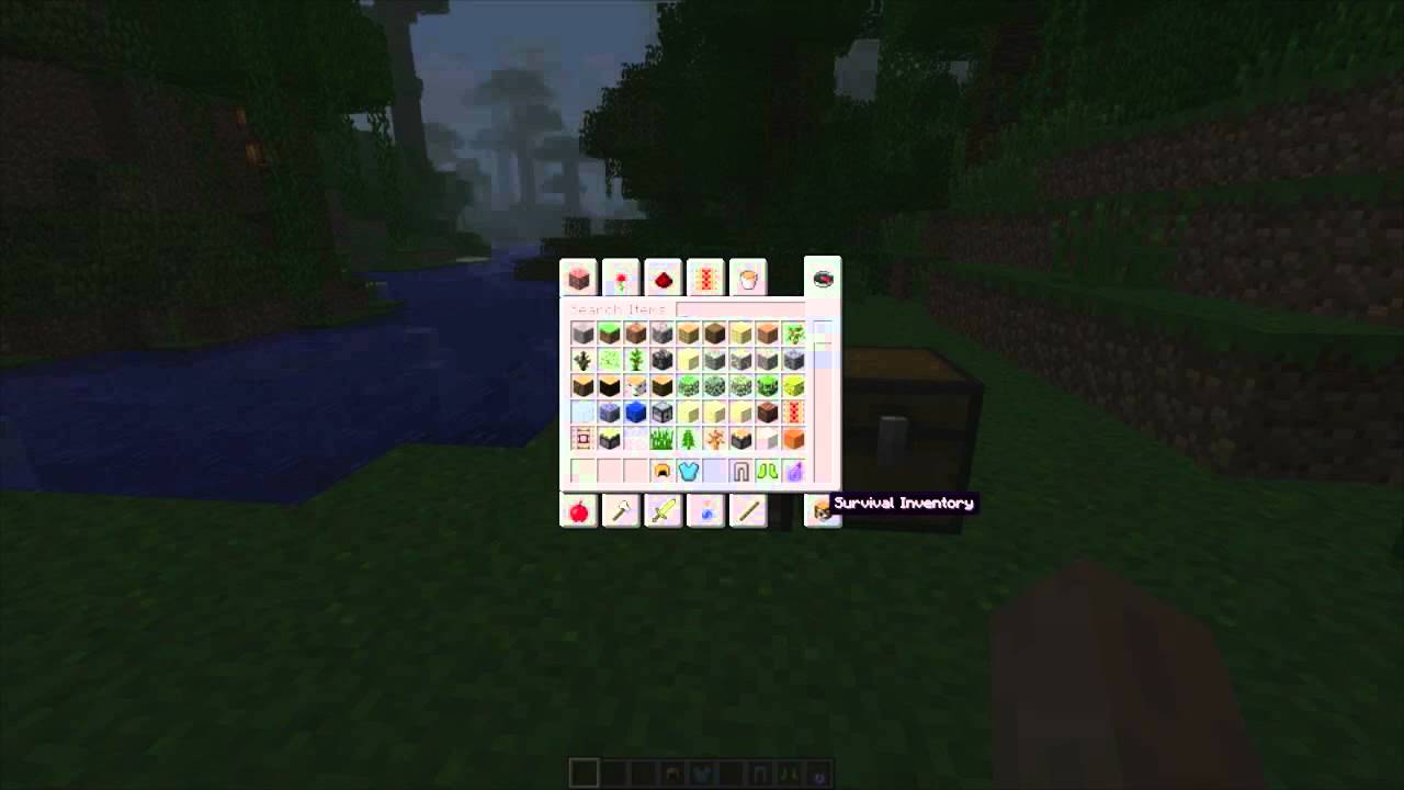 MineCraft 1.4 Snapshot 12w34a Dyeable Armor, Invisible Effect - YouTube