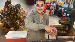 Crushed Ice Matka Gola | Pakistan Street Desserts - Street Food Pakistan Ice Gola | Matka Gola Ganda by Insane Food 812 views 7 months ago 3 minutes, 23 seconds