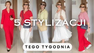 5 STYLIZACJI TEGO TYGODNIA👗MODA 50PLUS💋