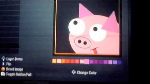 How to make Piggy from Invader Zim Black ops Playercard