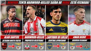 BENFICA LUTA POR HARWOOD-BELLIS! DEDIC FECHADO NO NEWCASTLE! JOVEM EXTREMO PERTO DAS ÁGUIAS!