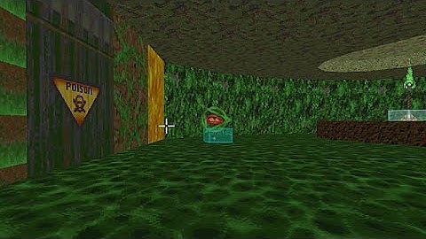 WIP: short test run in visual mode: [toxic waste area]  (Level Design with DOOM BUILDER 2)