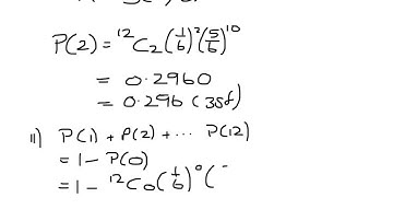 S1 Jan 2007 Q4 Binomial distribution