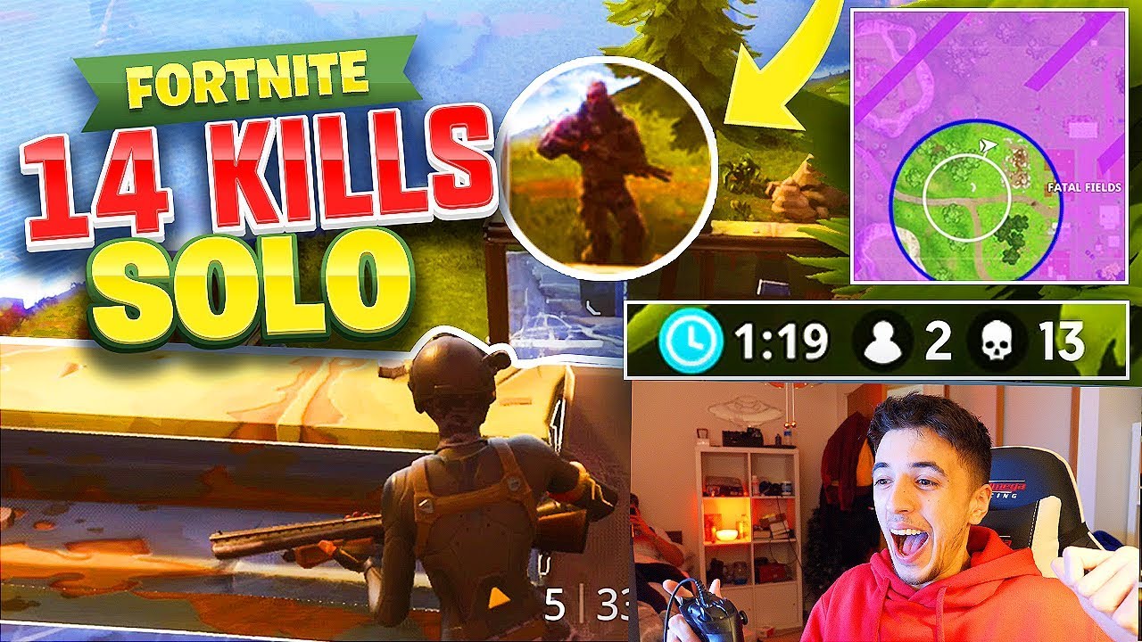 MY HIGHEST KILL SOLO WIN ON FORTNITE BATTLE ROYALE - YouTube