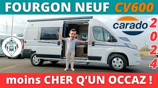 BAISSE DE PRIX !! Présentation FOURGON CARADO CV600 NEUF 2024  cher qu'un OCCASION !  *Instant CC*