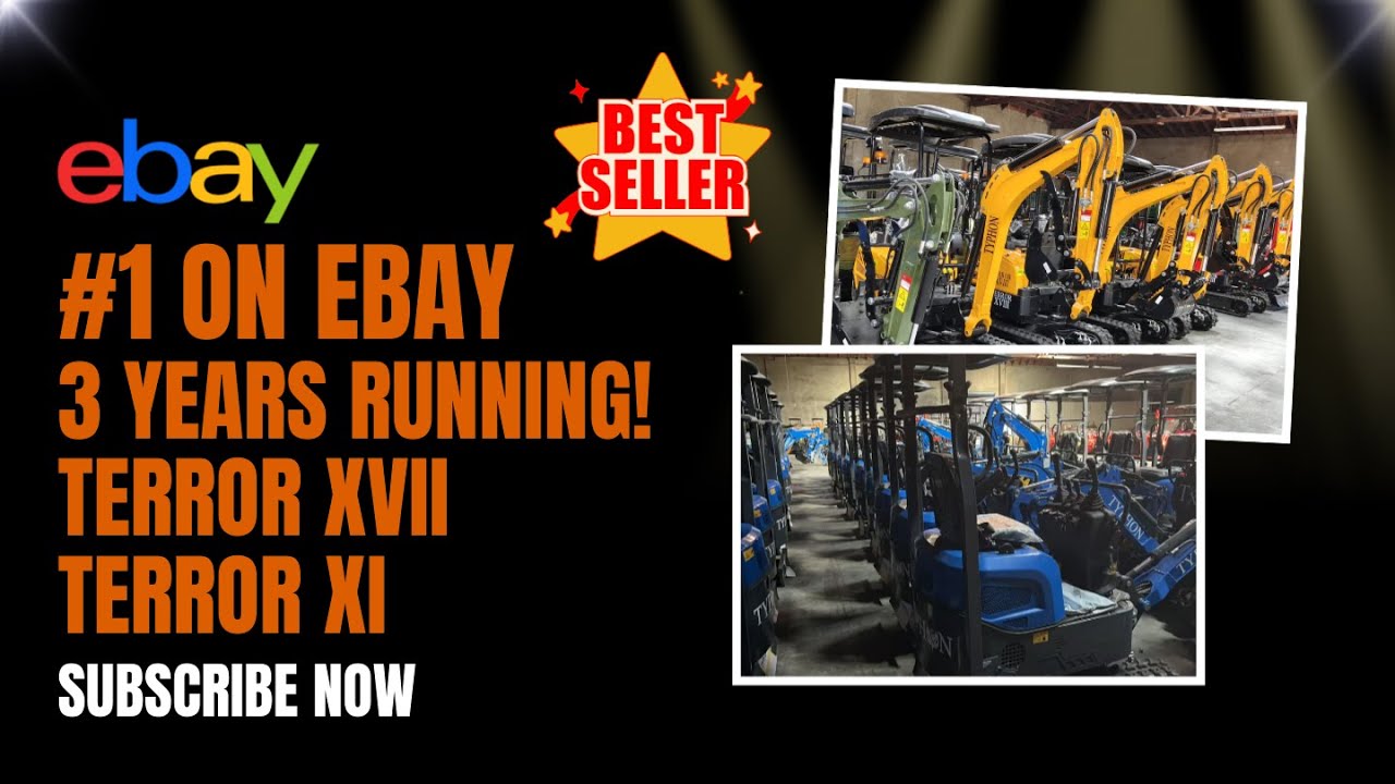 1 Ton eBay | TYPHON TERROR XVIII Review – Top-Selling Mini Excavator in the USA | TYPHON Machinery