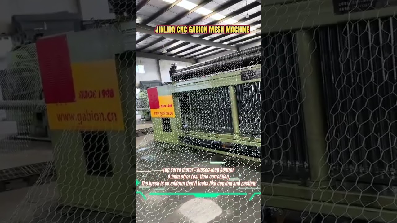 JINLIDA CNC Gabion Mesh Machine: Precision & Uniformity in Action