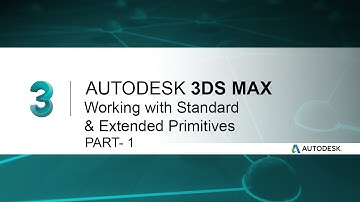 3ds Max Tutorial- Beginners Guide #2- Working with Standard & Extended Primitives- Part- 1 #3dsmax
