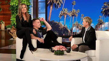 Charlie Puth Gets a Surprise from Jennifer Aniston
