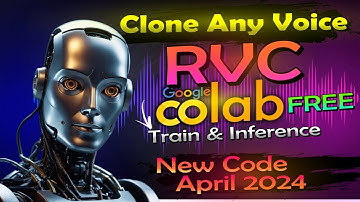 UPDATED 2025 : Clone Any Voice - RVC Google Colab Free Train & Inference ( Full Tutorial )