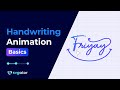 Easy Handwriting Animation for Beginners: Self-Writing Text | SVGator