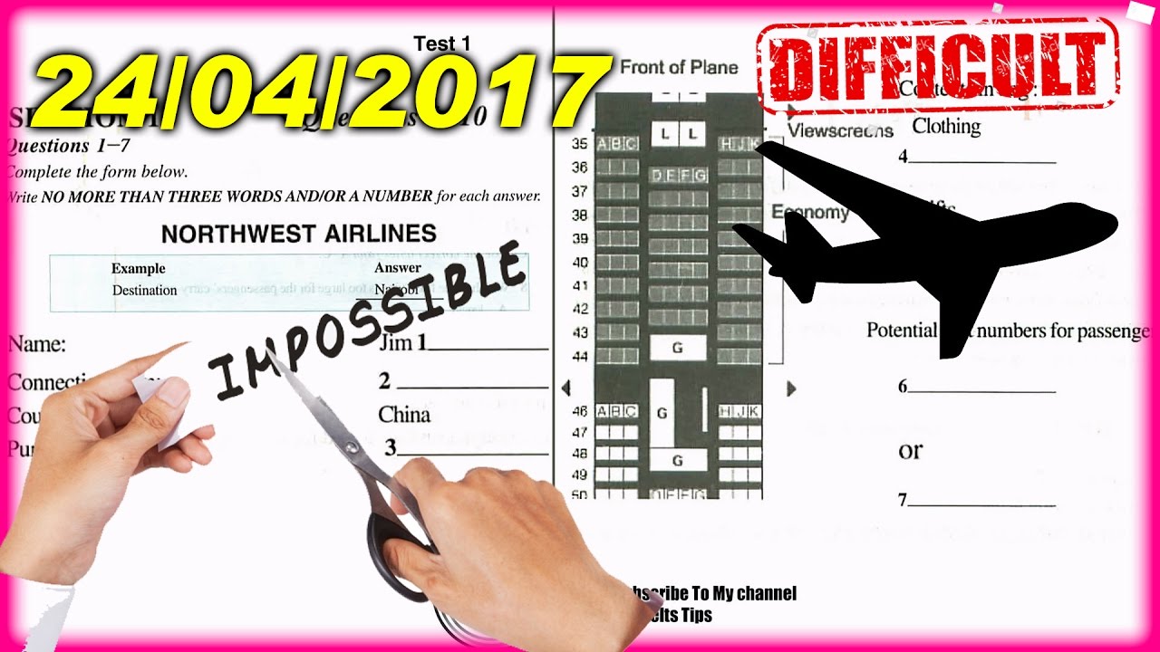 ielts listening practice test 2017 with Answers