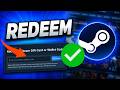 How To Redeem Steam Gift Cards (Full Guide 2026)