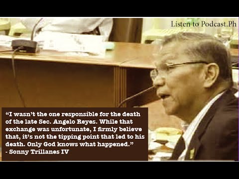 Antonio Trillanes on Angelo Reyes' death - YouTube