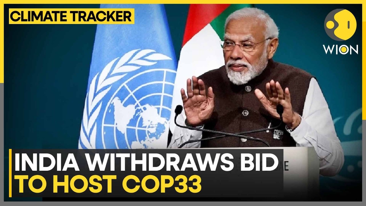 COP 33: No Confirmed Host for Cop33 Yet | WION CLIMATE TRACKER - YouTube