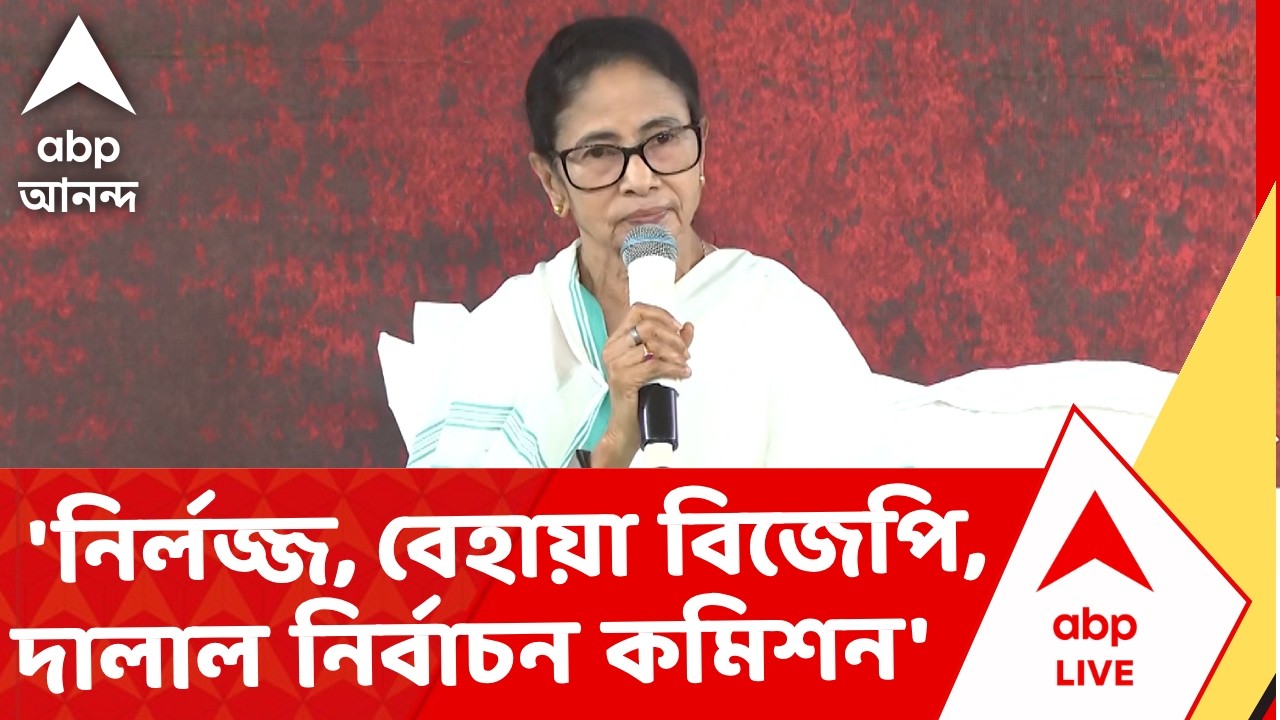 Mamata Banerjee | 'নির্লজ্জ, বেহায়া বিজেপি, তাদের দালাল নির্বাচন কমিশন' I ABP Ananda Live