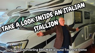 2024 MCLOUIS YEARLING 89G : The One Motorhome Walk around Tour and Demo
