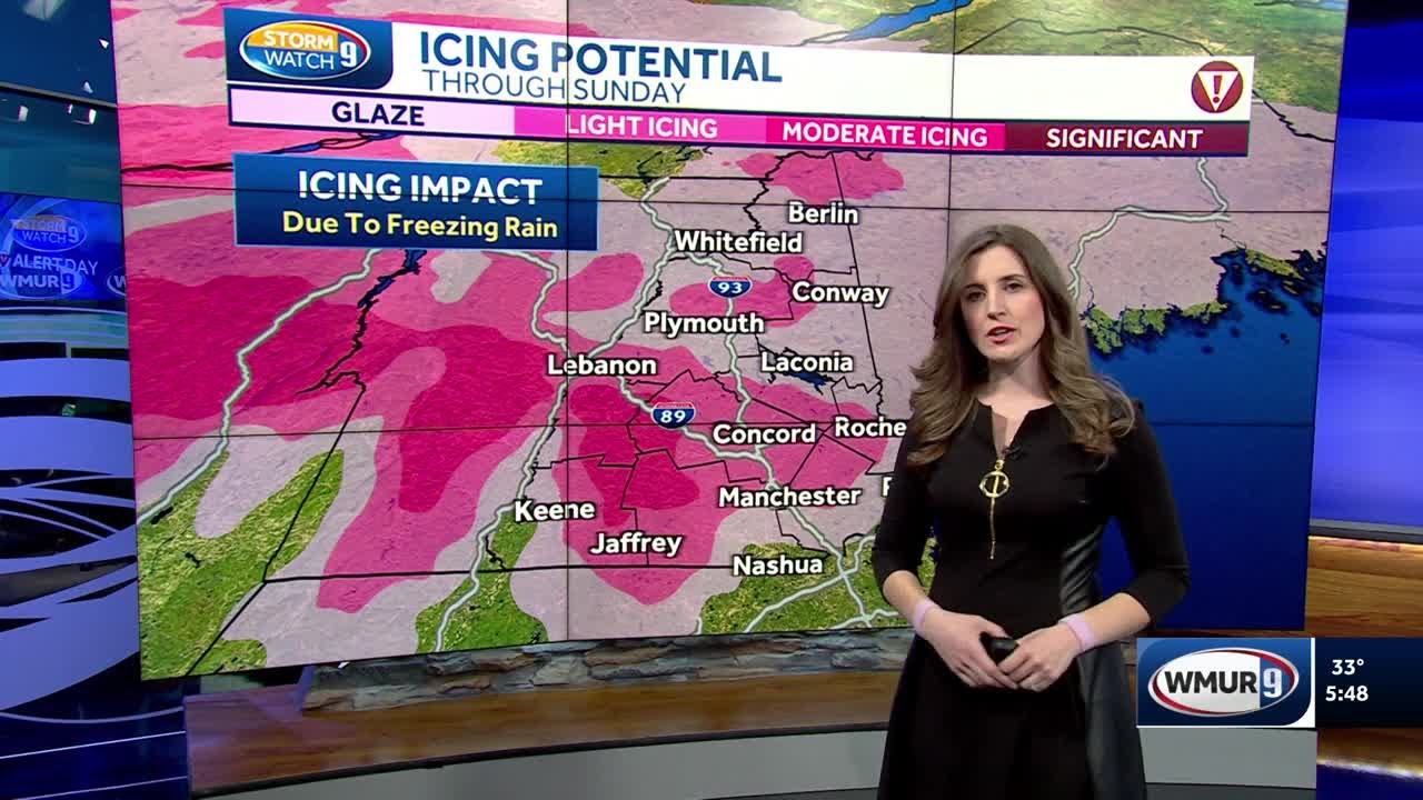 Where is the greatest icing potential in New Hampshire? Meteorologist Jacqueline Thomas explains