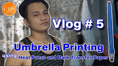 How To Create Personalized Umbrella With Heatpress