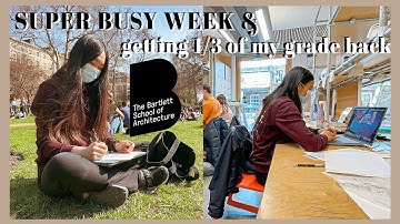 A BUSY WEEK + Getting 1/3 of my Grade Back  | UCL Bartlett Archi Uni Vlog #20