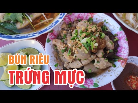 Bún Riêu Trứng Mực - Món Ngon Khó Quên - Taxi Rạch Giá | Mua đặc sản 3 miền