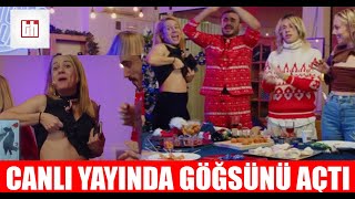 Canlı Yayında Göğsünü Açtı K Anında Kapatıldı