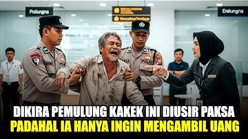 Kakek Miskin Dianggap Pengemis di Bank, Endingnya Bikin Semua Pegawai Menangis!