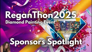 Diamond Painting Small Shop Sponsor Spotlight So Many Amazing Prizes for ReganThon2025